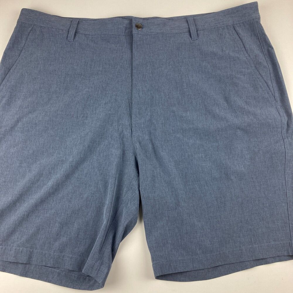 FootJoy Golf Shorts Mens 42 Blue Heather Stretch 9" Inseam Lightweight 26818